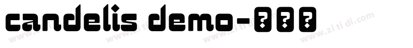 candelis demo字体转换